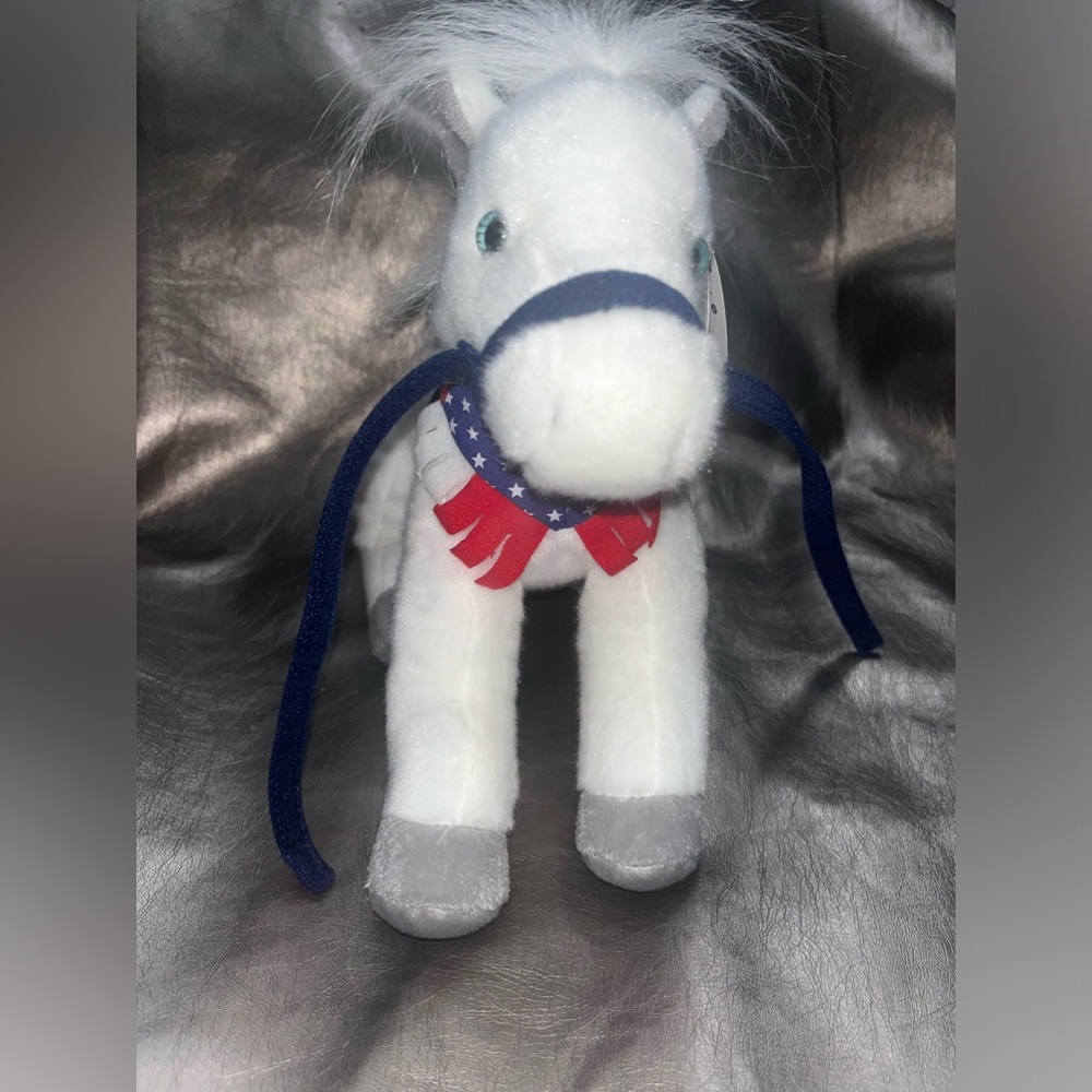 Lil Boot Barn- Boot Barn Exclusive-12” Americana White Horse-Never Used - Picture 5 of 7